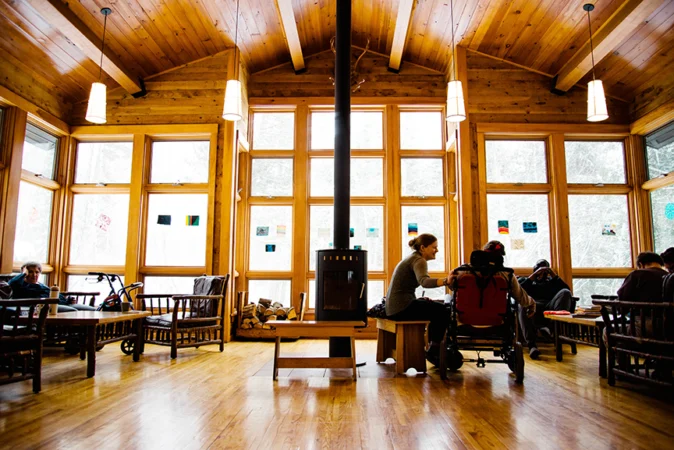 BWCA winter adventure lodge