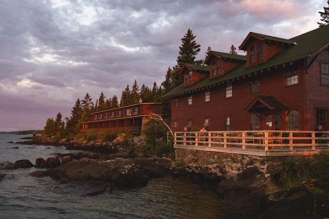Isle Royale lodge adventure