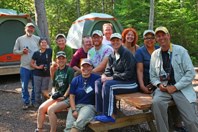 kayaking adventure group photo