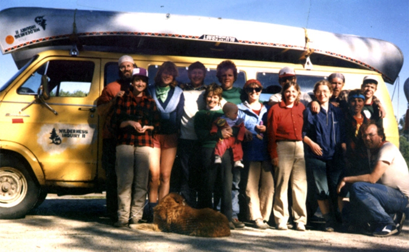 First Wilderness Inquiry campers