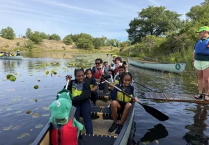 Canoemobile inclusive day programs canoeing