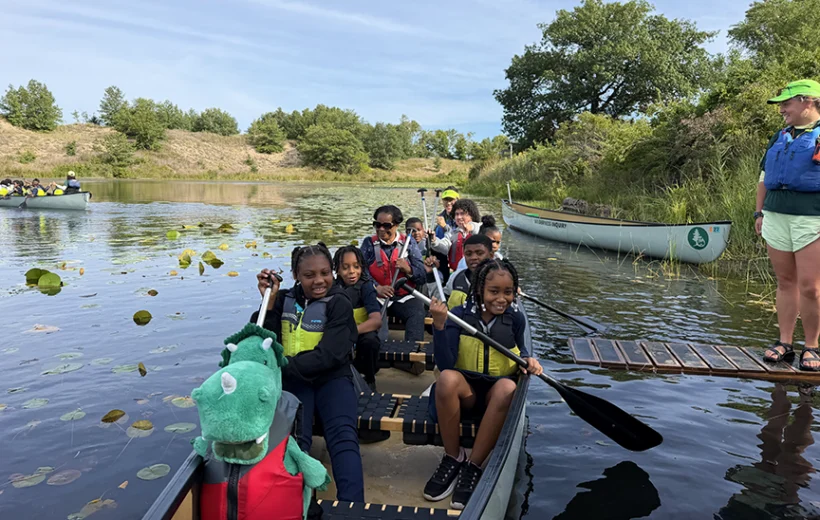 Canoemobile inclusive day programs canoeing