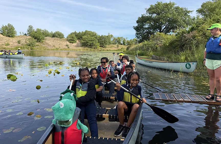 Canoemobile inclusive day programs canoeing